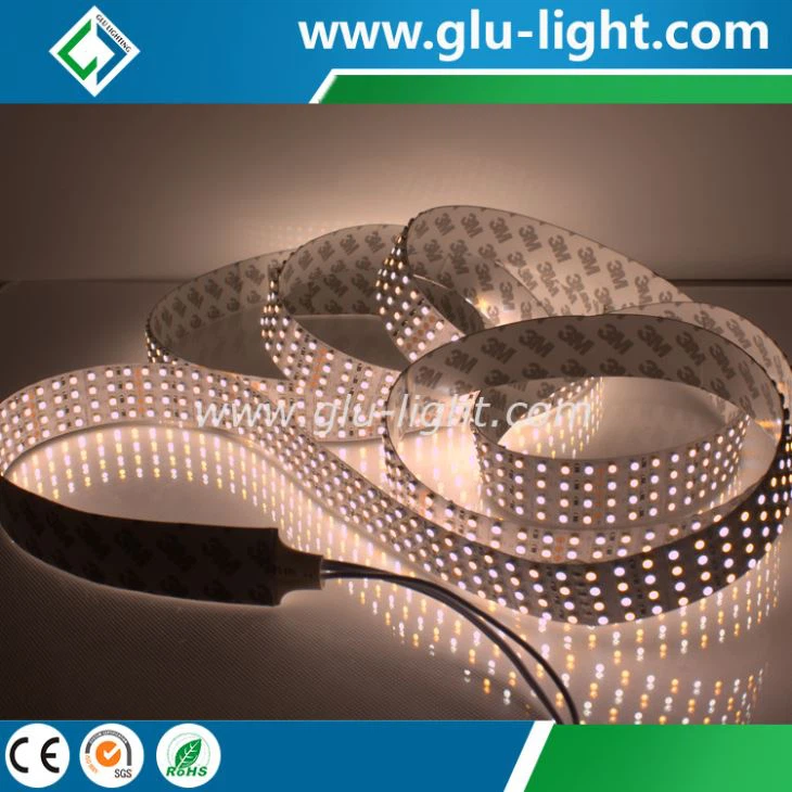 Superhigh brightness 4OZ PCB 24V 4 row 480leds/m epistar CCT tunable 3528 led stripe