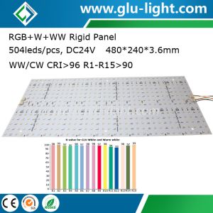 Madeinchina 24V/48V RGBWWW 5 szín az 1-ben CCT cserélhető Ra95 Led hajlékony párna fóliához